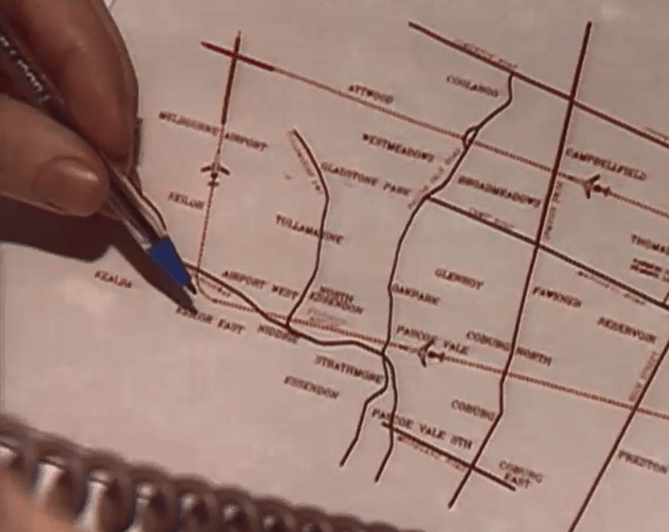 Detectives believed the detention premises were located underneath this area, possibly in the Keilor East/Airport West area.